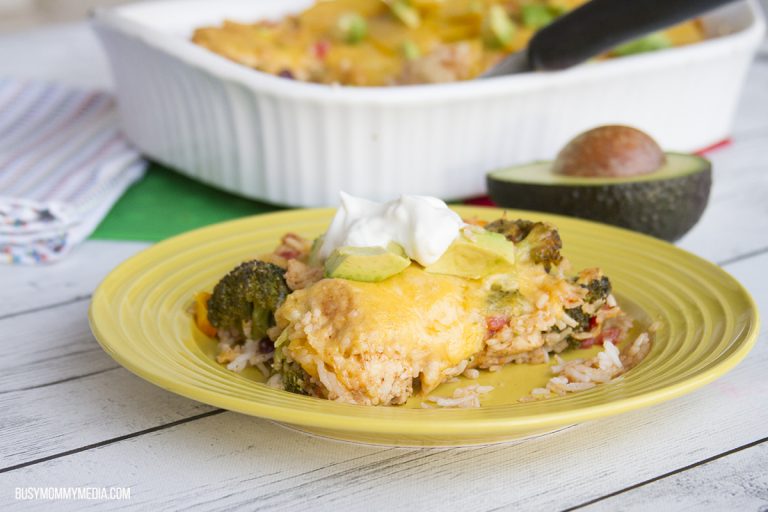 Mexican Chicken and Rice Bake