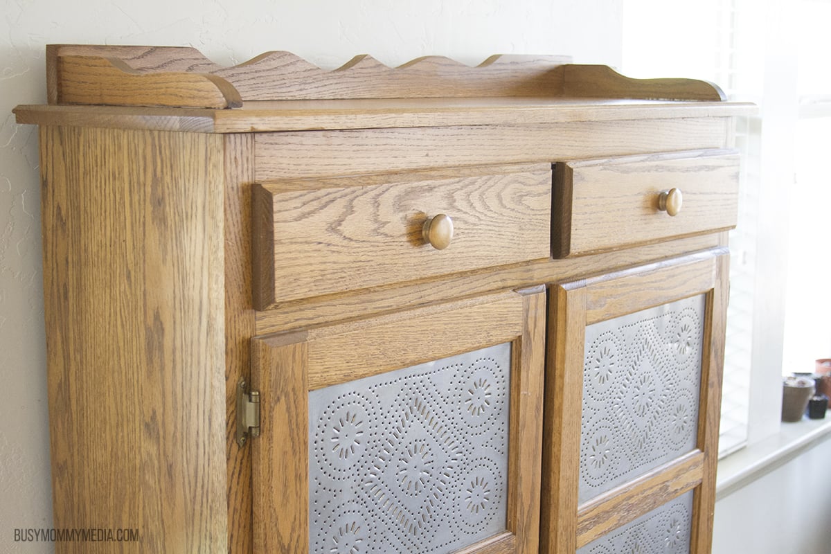 how to refinish a pie safe