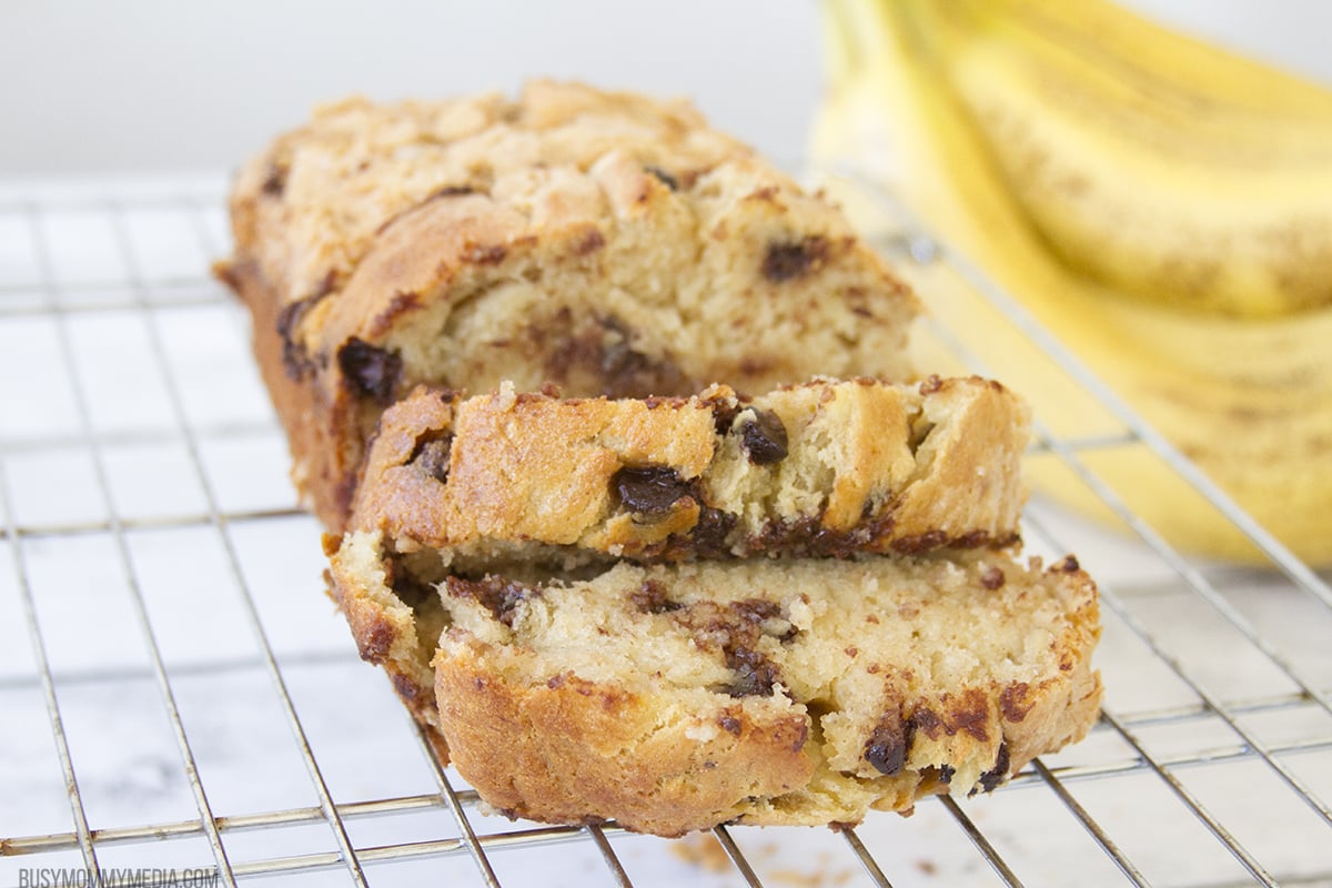 Chocolate Peanut Butter Banana Bread