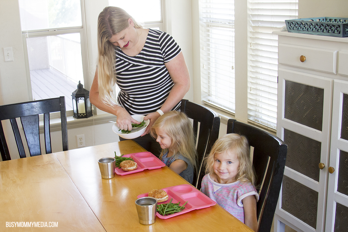 Family dinner table