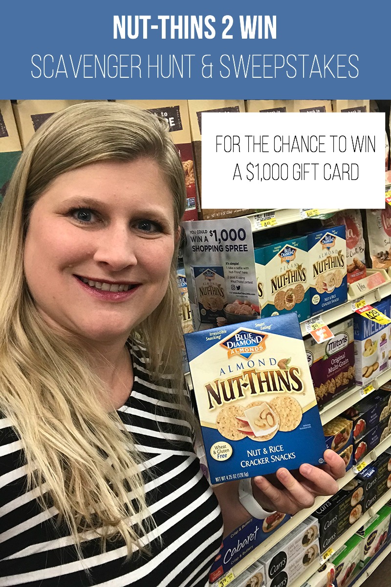 Nut-Thins 2 Win Sweepstakes | Enter to win a $1000 gift card!
