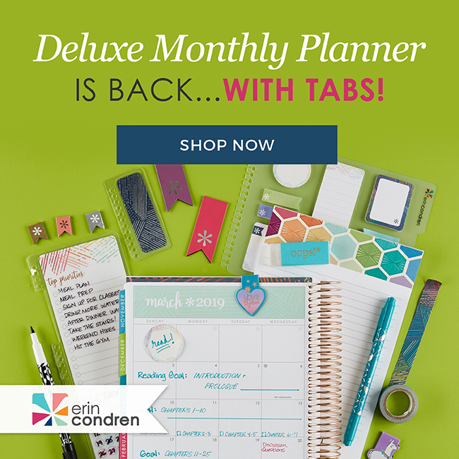 Deluxe Monthly Planner
