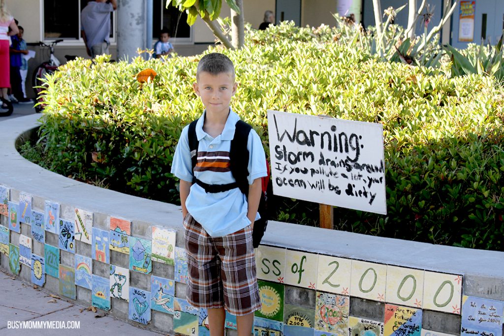 Second Grader Safe at School