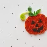 Quilled Jack-O-Lantern