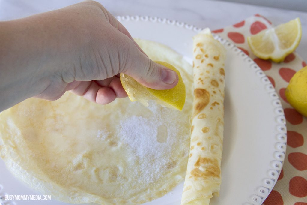 Lemon Sugar Crepes