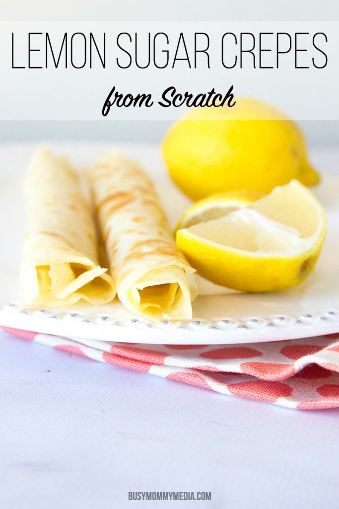 Lemon Sugar Crepes