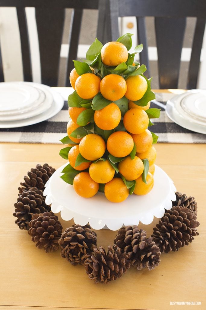 Mandarin Tower Table Centerpiece