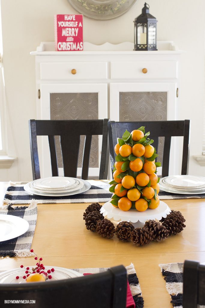Citrus-themed table