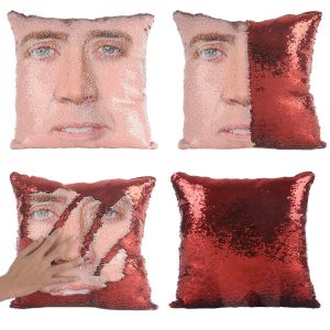 Nicolas Cage Mermaid Pillow