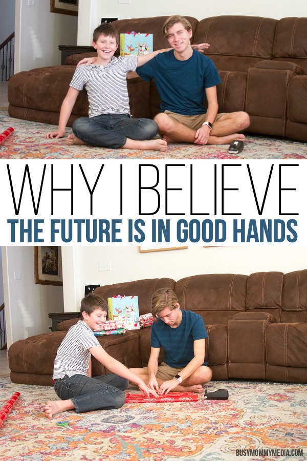 Why I Believe The Future Is In Good Hands