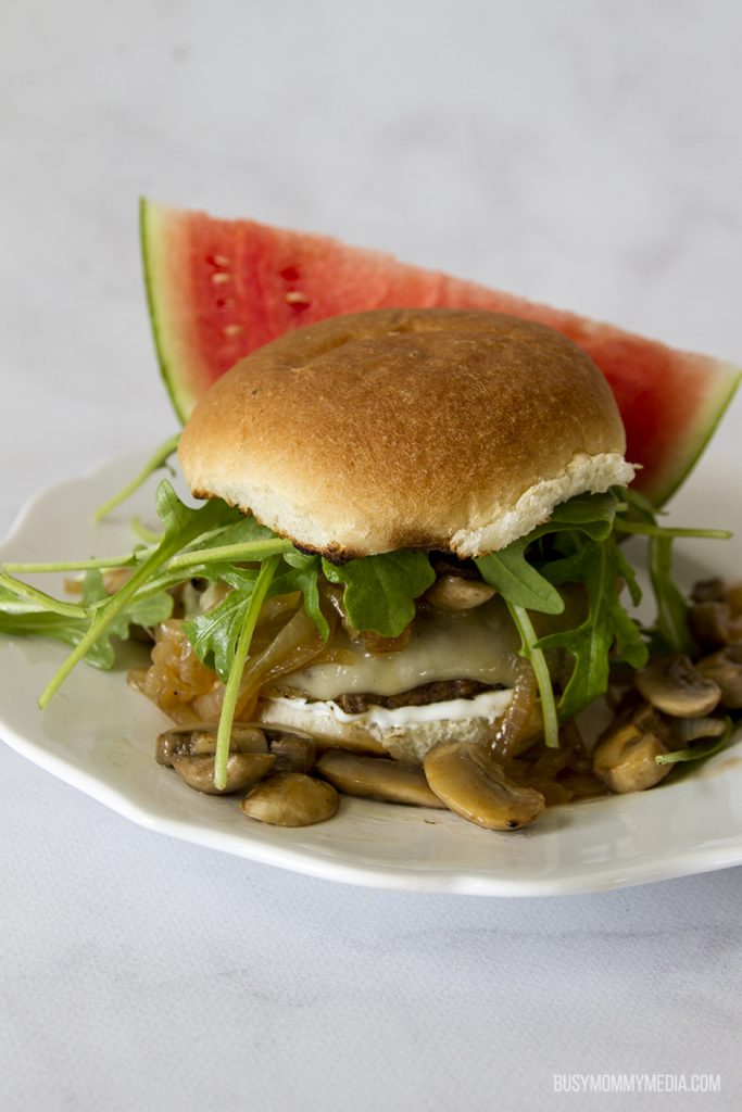 Mushroom Swiss Burgers