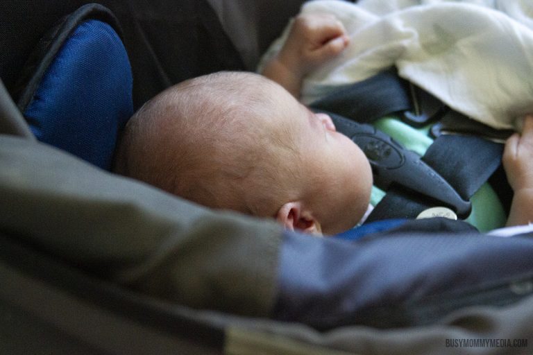 Baby in carseat