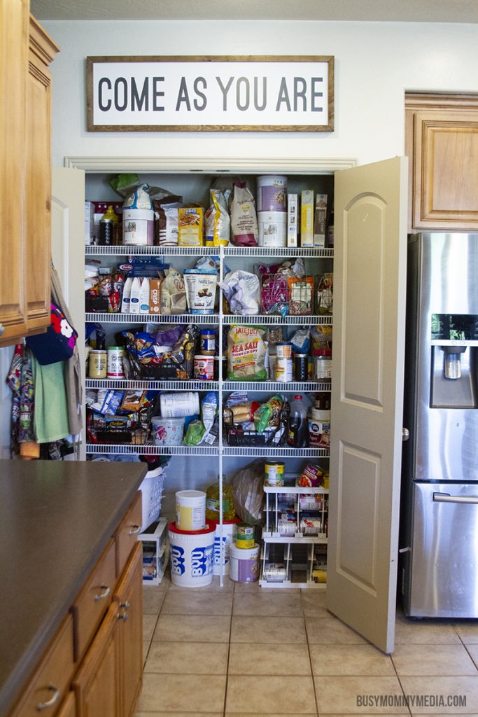 Pantry Organization - Before
