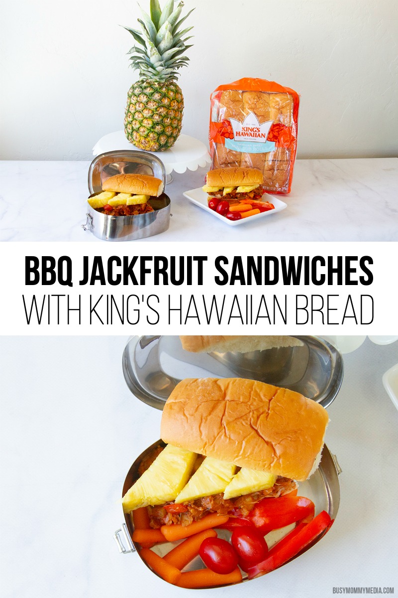 BBQ Jackfruit Sandwiches with King's Hawaiian Bread