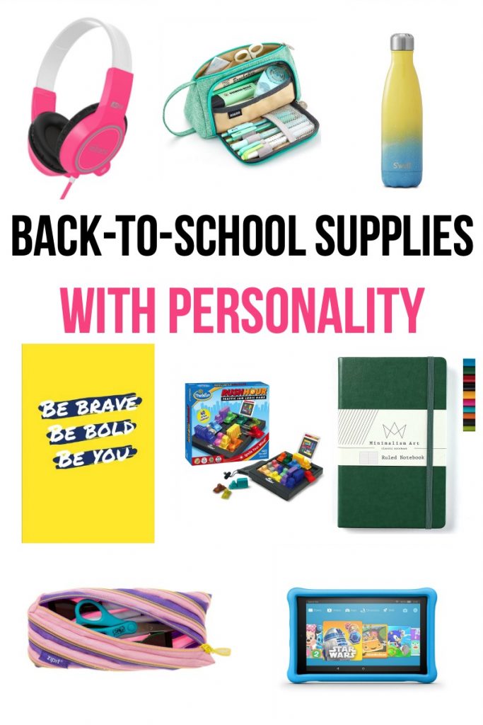 Back-to-School Supplies with Personality