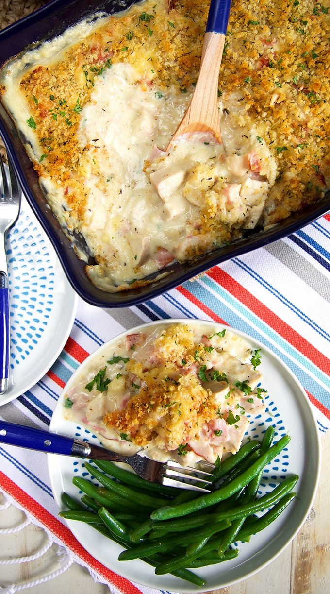 Easy Chicken Cordon Bleu Casserole