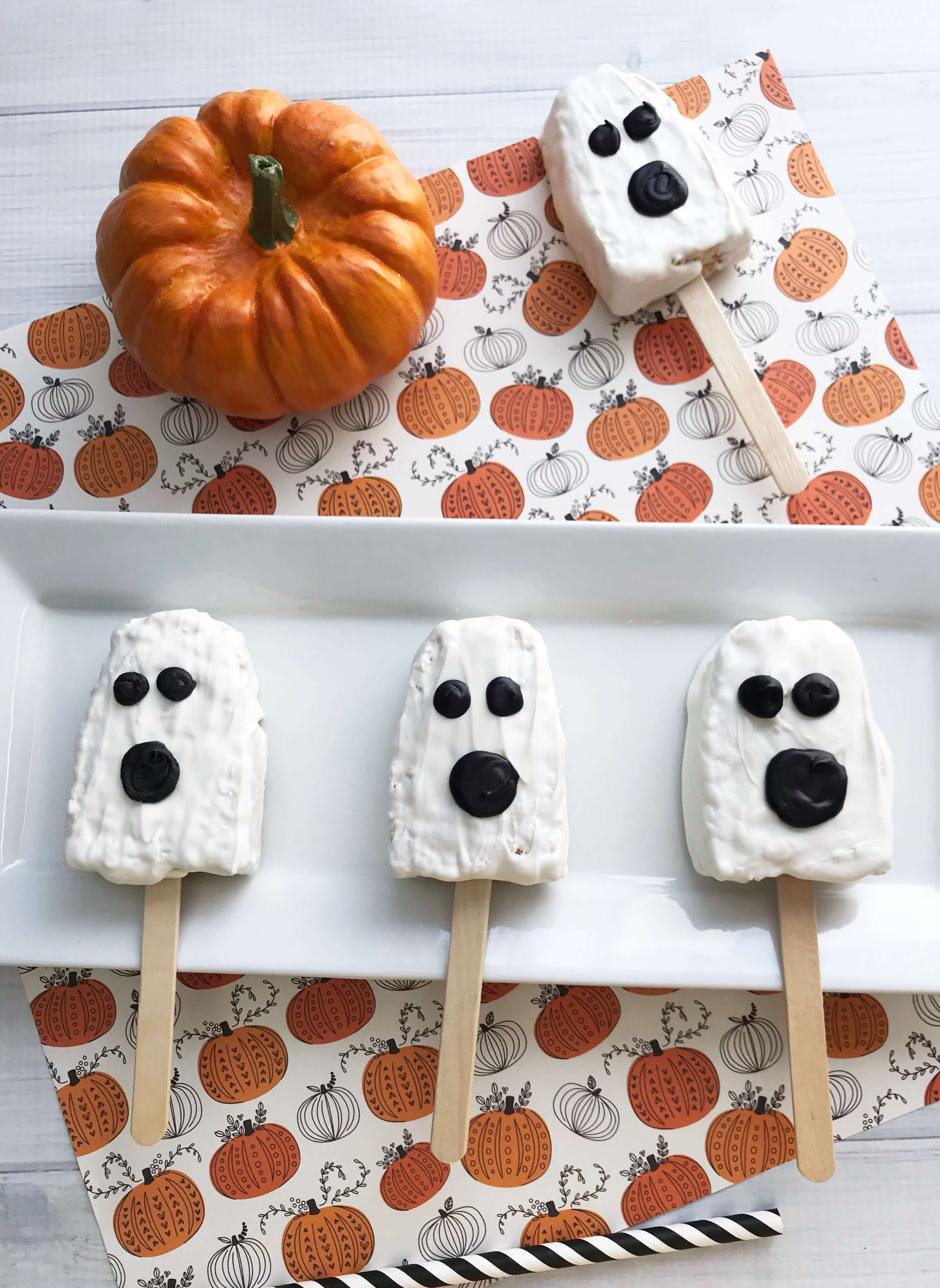 Ghost Rice Krispies Treats