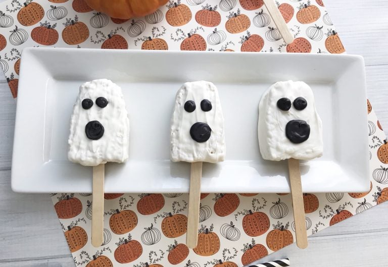 Ghost Rice Krispie Treats
