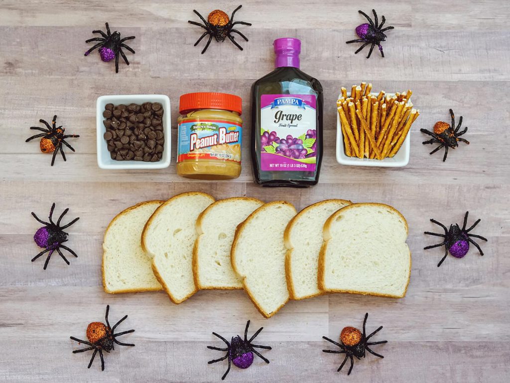 Easy Spider Sandwiches