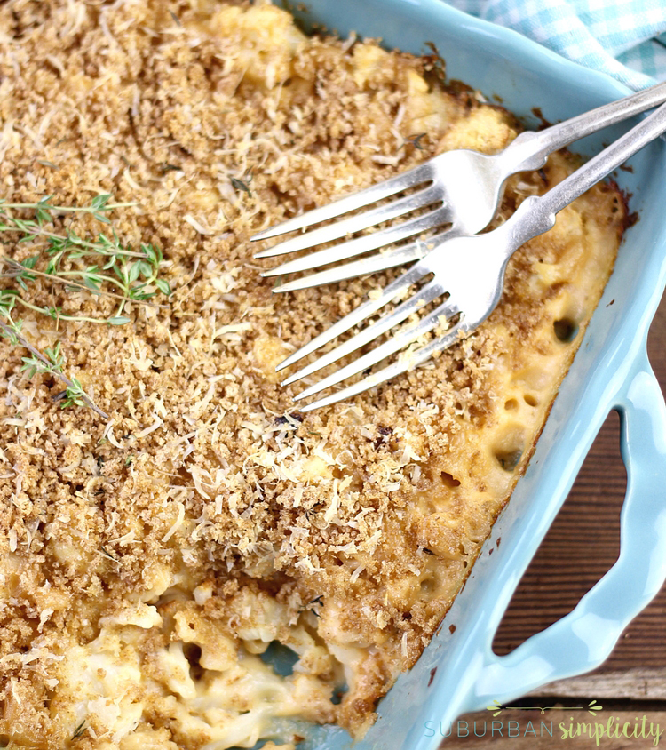 Roasted Cauliflower Mac & Cheese