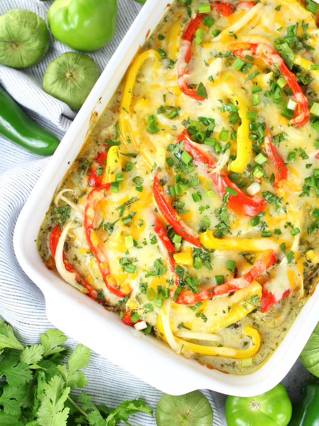  Salsa Verde Low Carb Chicken Casserole