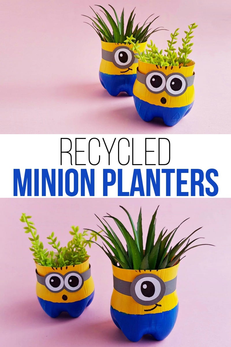 Recycled Minion Planters
