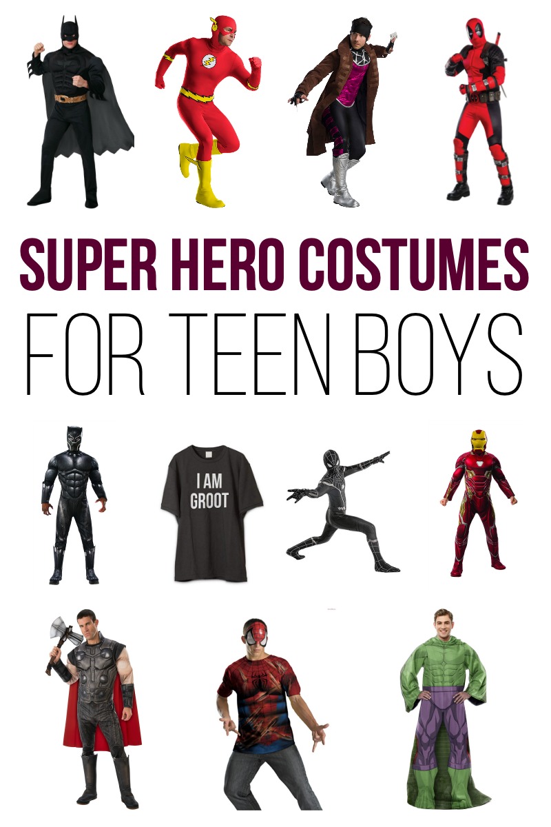 Super Hero Costumes for Teen Boys