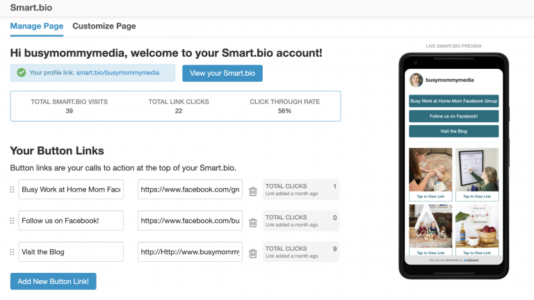 Smart.bio Tool from Tailwind