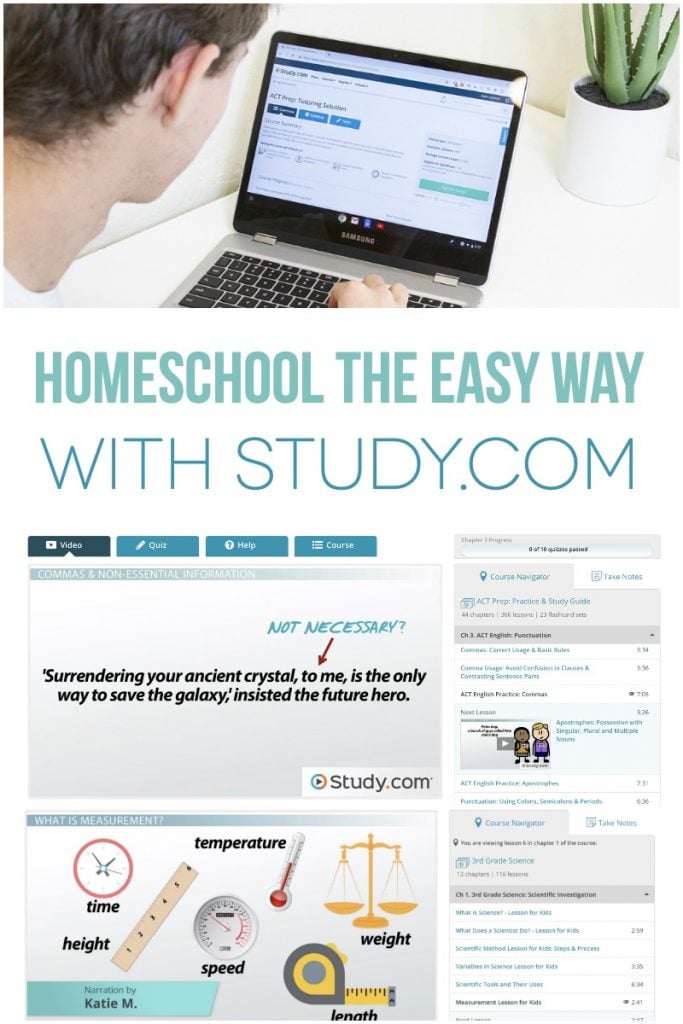 Homeschool the Easy Way with Study.com
