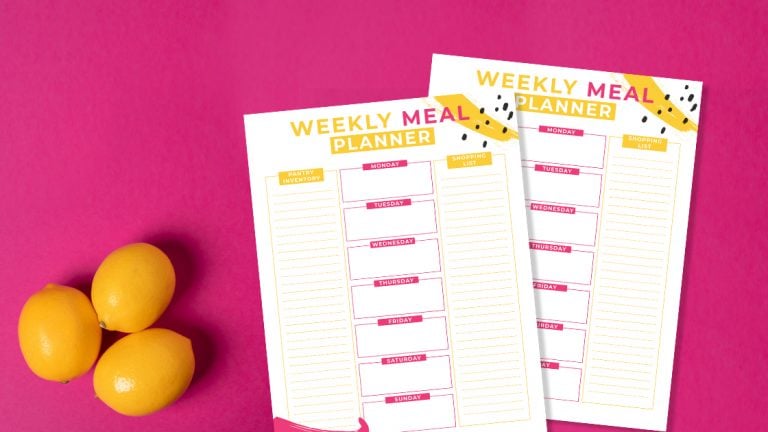 Printable Weekly Meal Planner