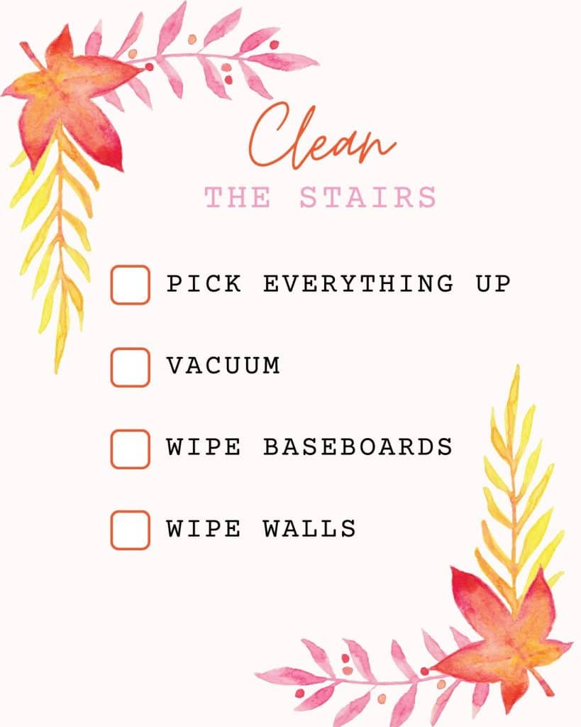 Kids Cleaning Checklist