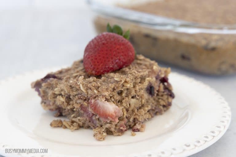 Triple Berry Baked Oatmeal