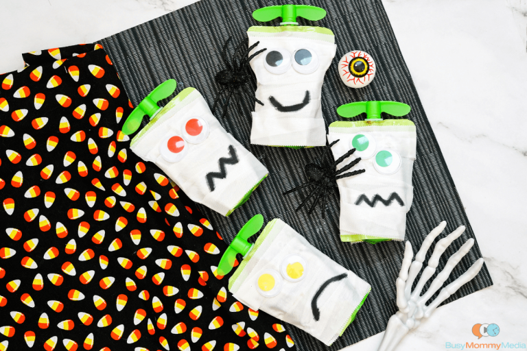 Mummy Applesauce – Healthy Halloween Snacks