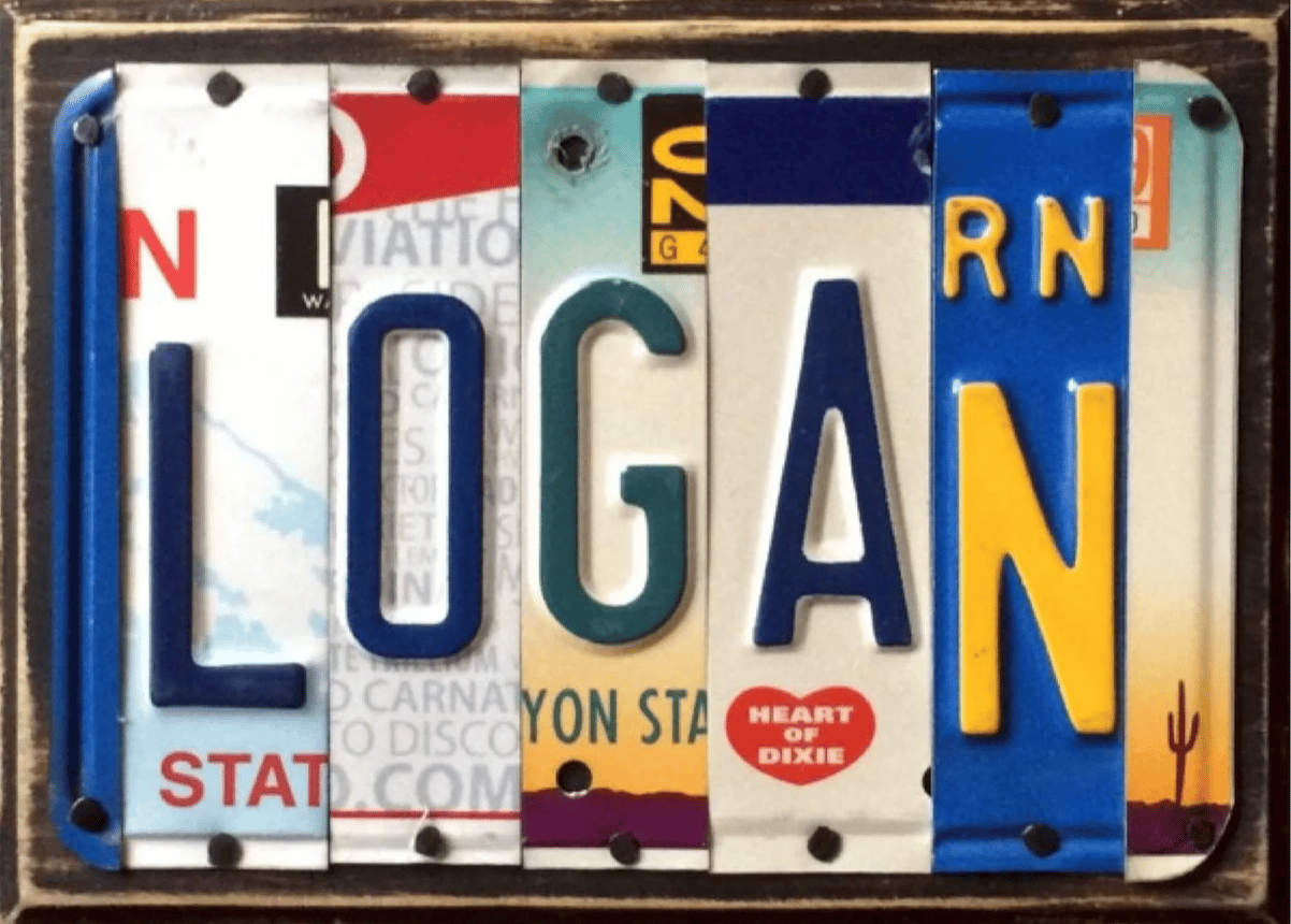 Personalized License Plate Signs for Teens Who Love Unique Decor