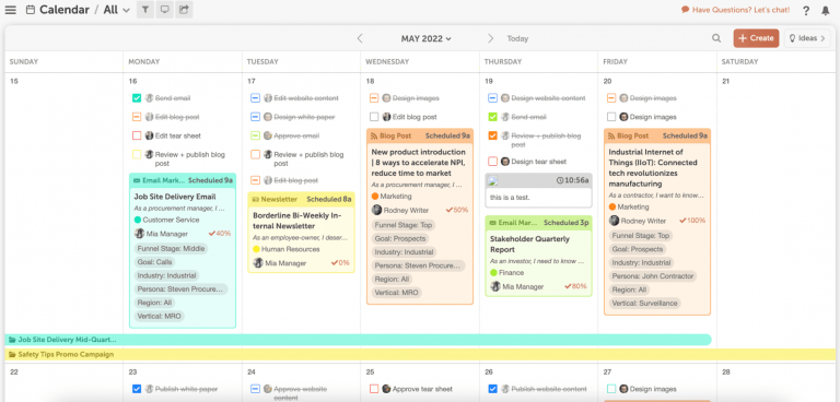 Make Running a Small Business Easier with a Marketing Calendar by CoSchedule