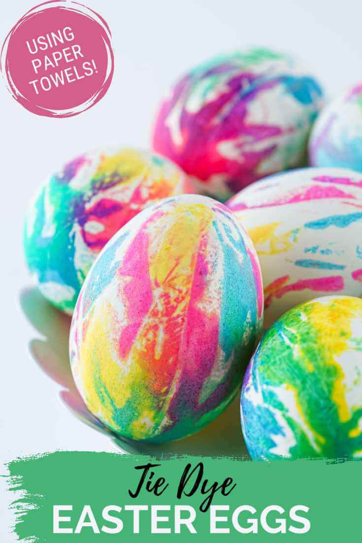 Tie Dye Easter Eggs
