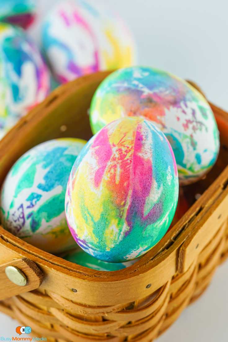 Tie Dye Easter Eggs