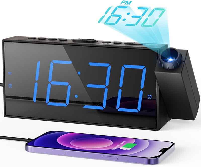 Projection Alarm Clock for Teen Boys
