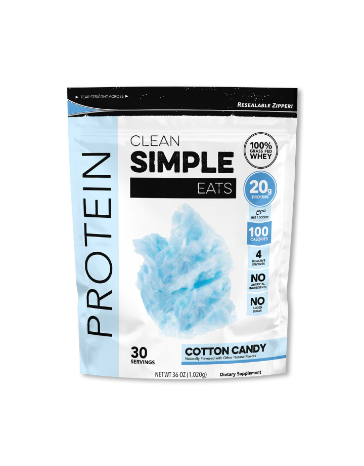 Clean Simple Eats Cotton Candy Protein Powder