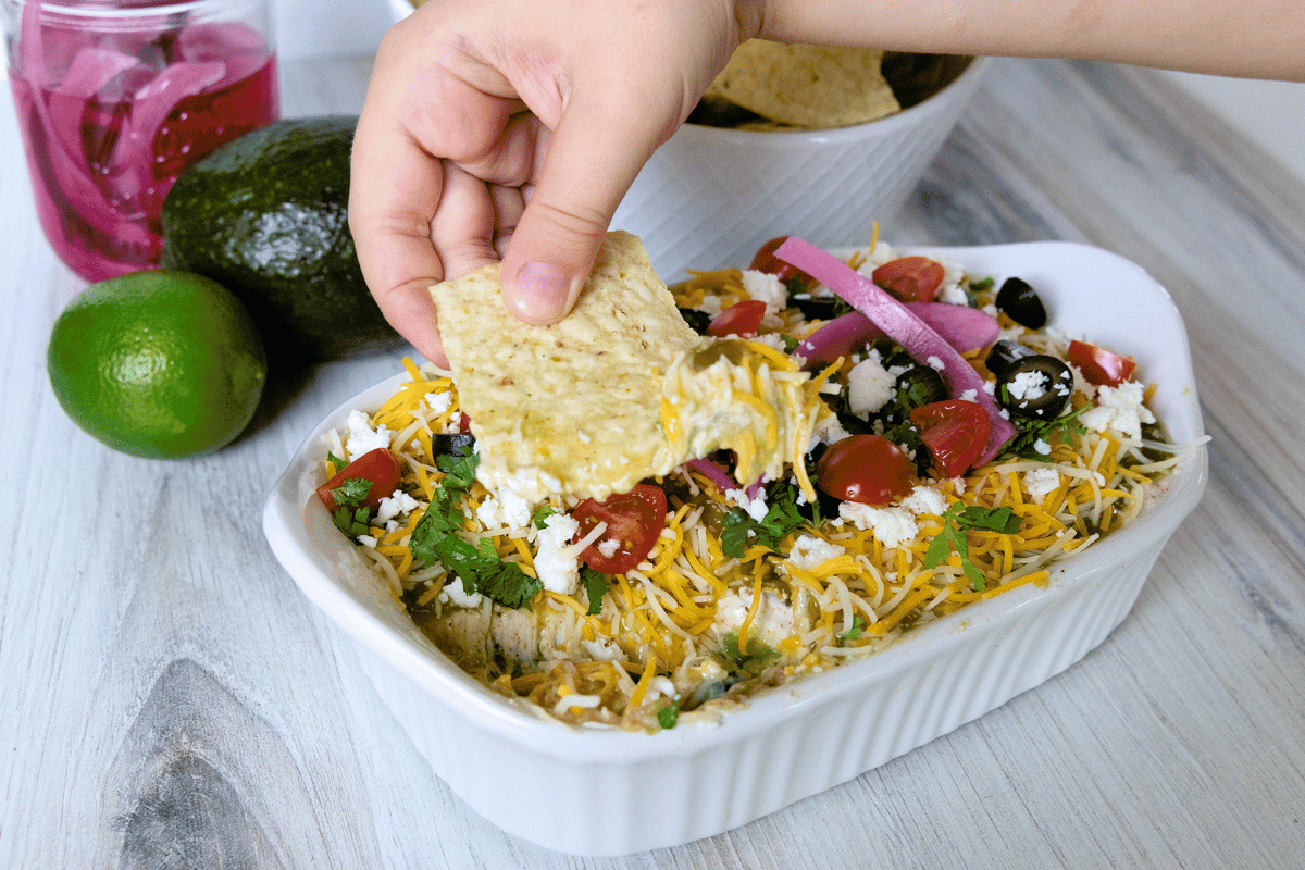 Mexican 5 Layer Bean Dip | Mexican Recipes for a Crowd Mexican 5 Layer Bean Dip | Mexican Recipes for a Crowd