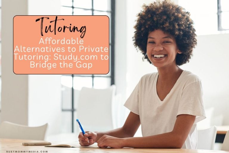 Affordable Alternatives to Private Tutoring: How Study.com Can Bridge the Gap
