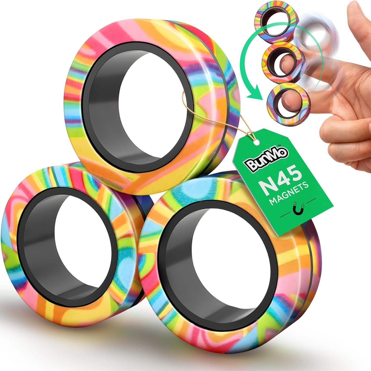 BunMo Magnetic Rings Are a Fun Fidget Toy Teens Will Actually Use