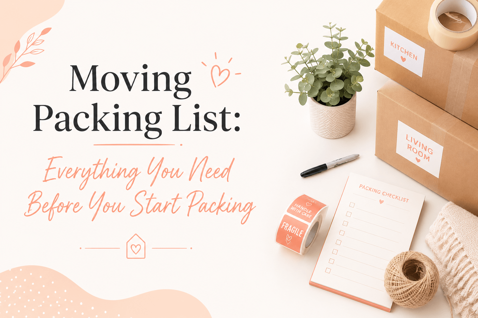 Moving Packing List